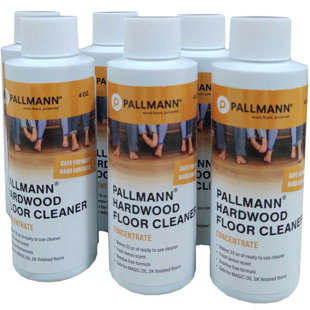 6 Pack Pallmann Hardwood Cleaner Concentrate 4 Oz (Set of 6)