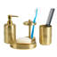 Ensemble d'accessoires de salle de bain 4 pièces Jewel