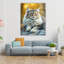 Art mural en verre trempé Maine Coon-129638065