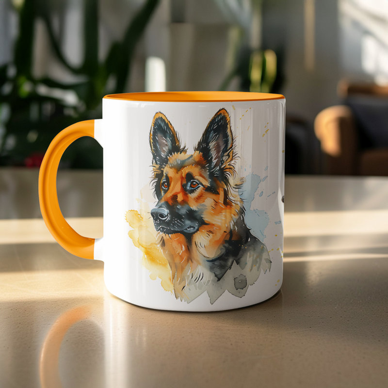 Mug, Orange, 3