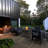 25'' H x 28'' W Outdoor Square Wicker Propane Gas Fire Pit Table with Lava Rocks and Lid