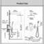 Robinet de douche avec valve brute
