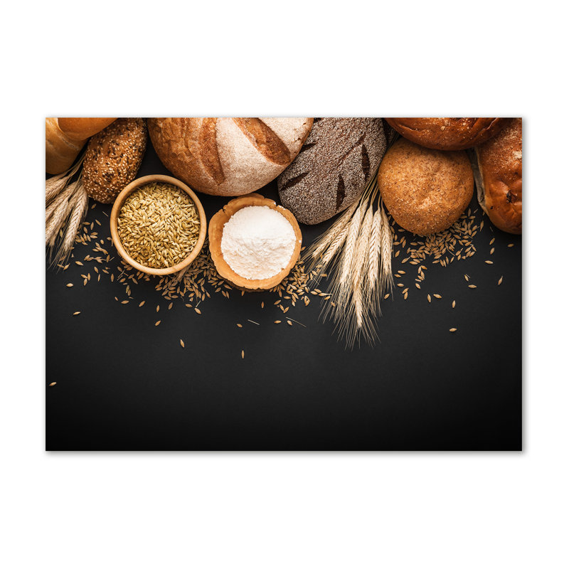 Bread And Wheat - No Frame Print on Canvas