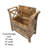 Ojambert Wood Storage Bench