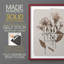 Monochrome Botanical II Framed Print - Solid Wood-112365334-112365333