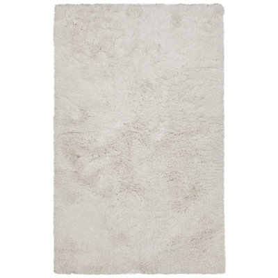 Lenita Authentic Hand-Woven White Area Rug