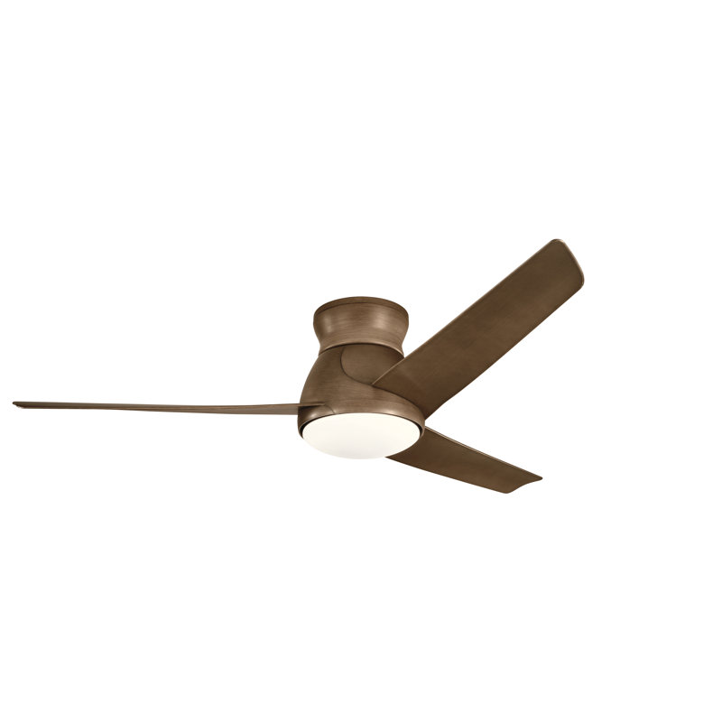 Cassels 60cm Ceiling Fan with LED Lights, Walnut