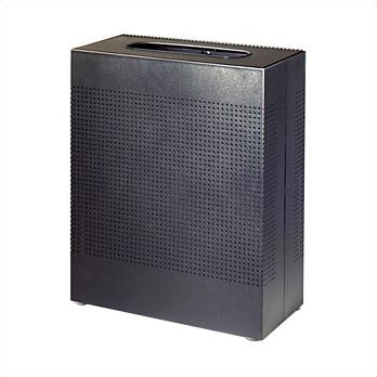Poubelle en acier 22,5 gallons Silhouettes®, Argent métallique