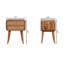 Spofford 17.72'' W Wood+Rattan Nightstand