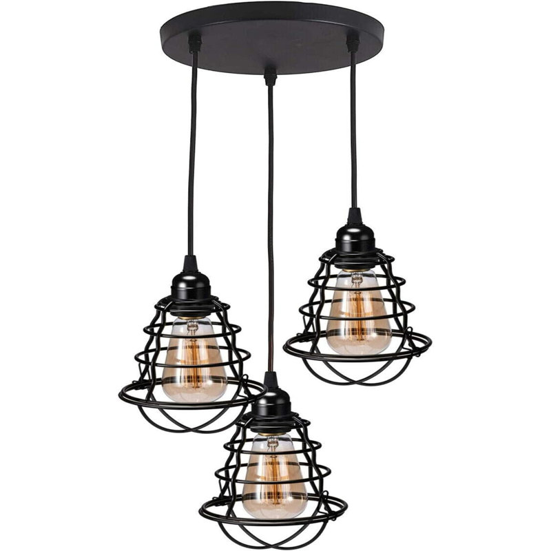 3 - Light Black Pendant