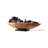 Brown+Black Free Form Solid Wood Decorative Object