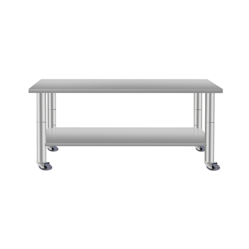 Table de travail commerciale, H 35,5 po x l 60 po x P 24 po