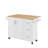 Kitchen Island With Drop Leaf Countertop, Rolling Kitchen Island Cart , Barn Door Kitchen Island Table With Storage Cabinet And Tower Rack, Island Table On Wheels For Kitchen-1390818850