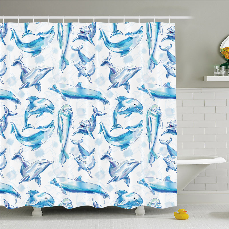 Ensemble de rideau de douche Irmuun, H 84 po x l 69 po