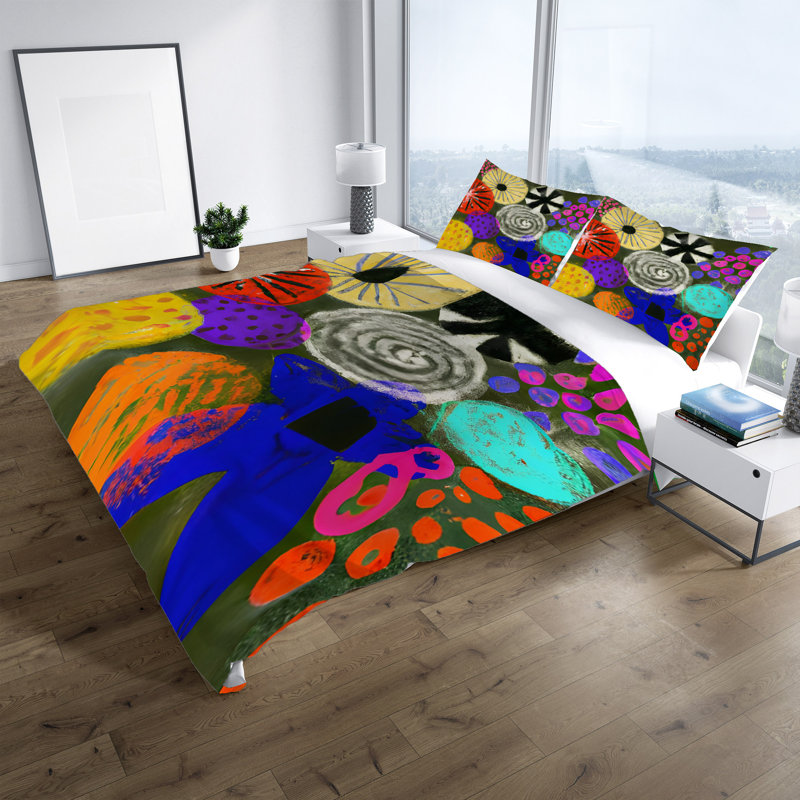 Polyester Duvet Cover, King Duvet Cover + 2 King Shams