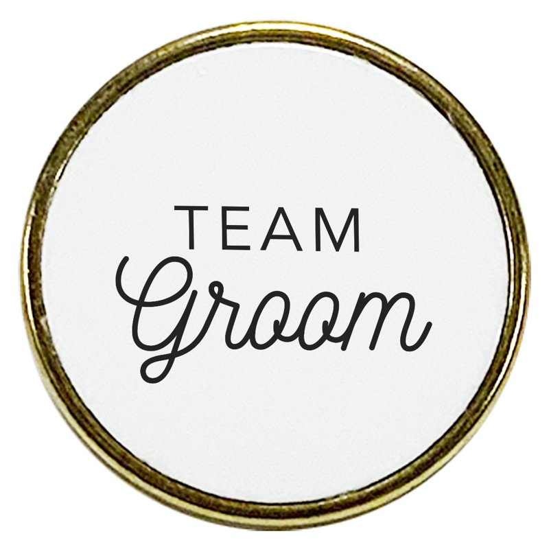 Épinglette en émail Team Groom