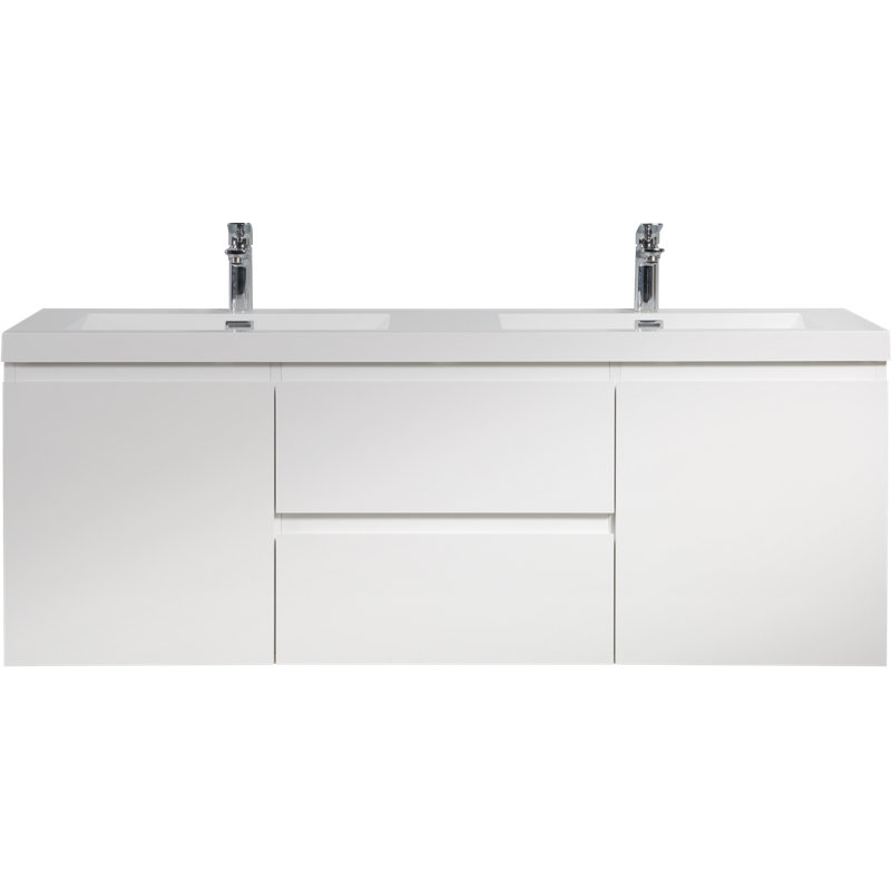 Meuble-lavabo flottant Jema