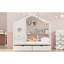 Lit en bois avec 2 tiroirs, lit pour enfant avec tablette de rangement-91905828-91905829
