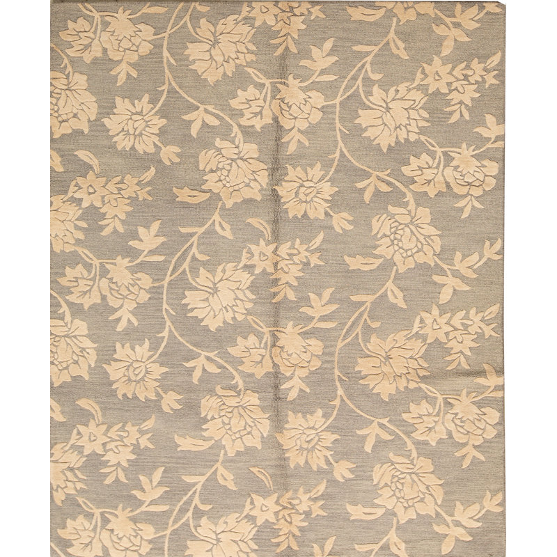 Wool Floral Area Rug