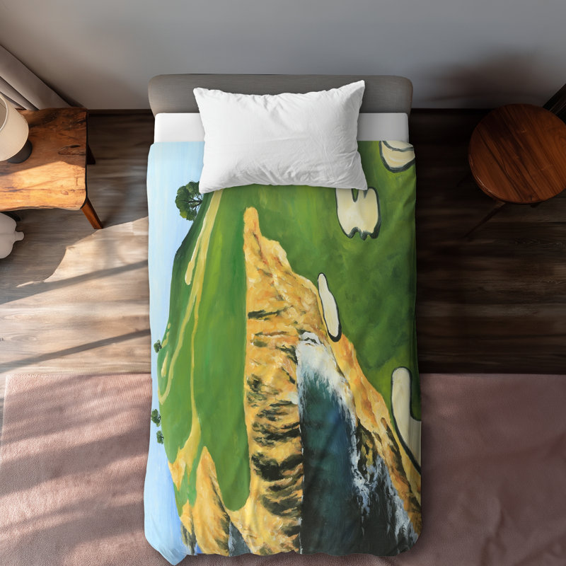 Pebble Beach Golf Links Duvet Cover | Blue Trees Home Decor