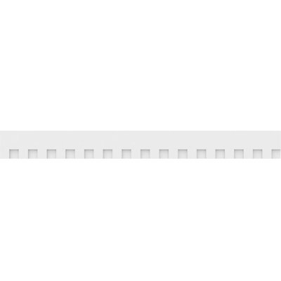 Sanford Architectural Grade PVC Dentil Trim w/Backplate