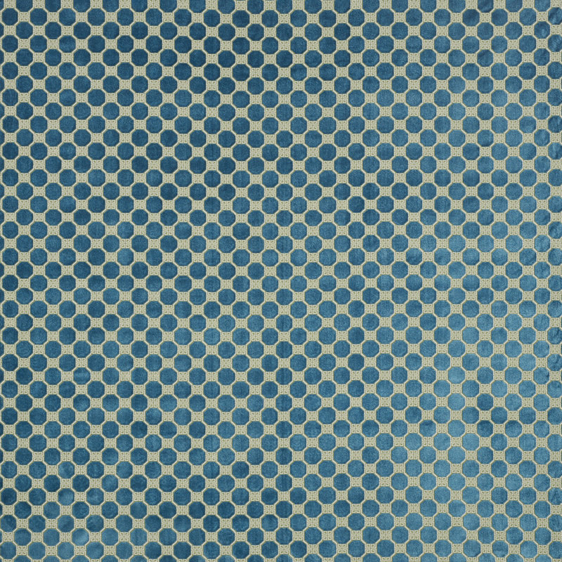 Octavia Velvet Fabric, Peacock