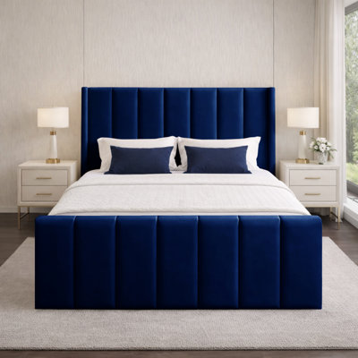 Premium Wingback Storage Bed Frame