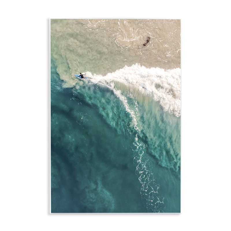 «Surfing Clear Waters» par Nataly White, H 15 po x l 10 po
