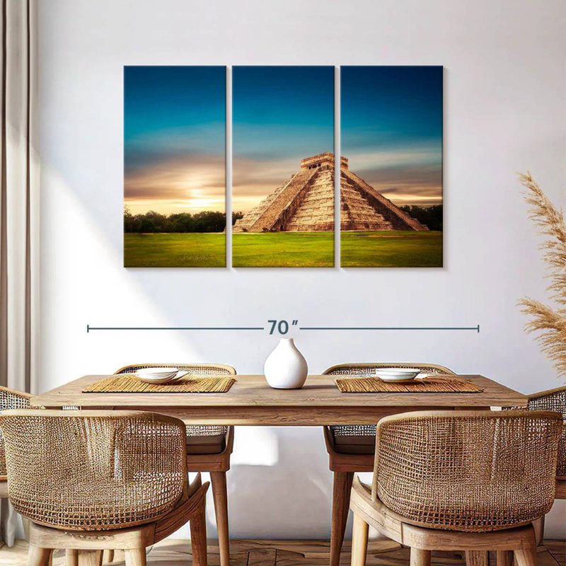 Pyramide Adella Chichen Itza, H 36 po x l 57 po