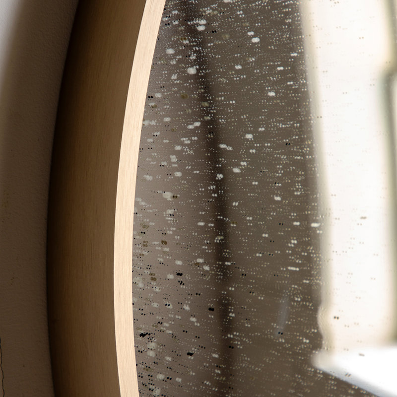 Aylanni Aluminium Round Mirror, Bronze