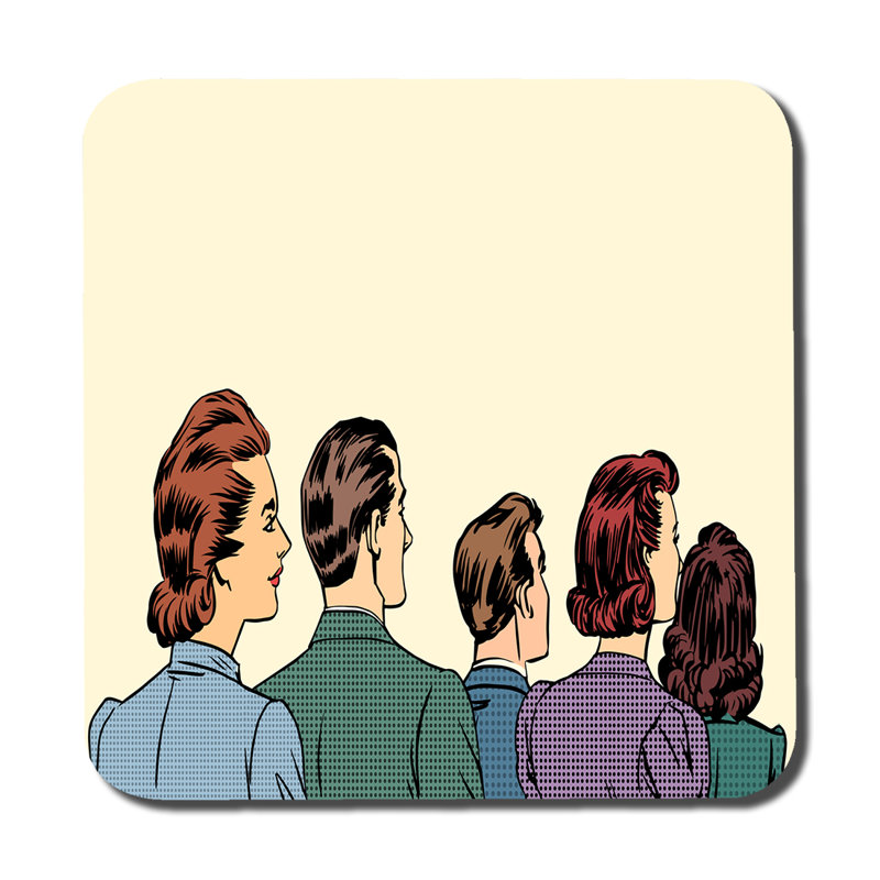 Square 6 Piece Coaster Set