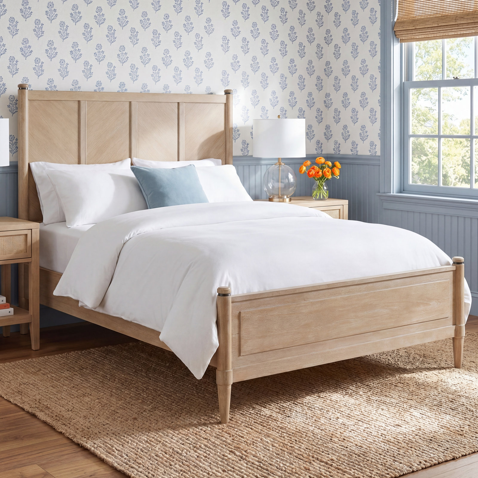 Dana Heights Lo-Post Bed, Queen