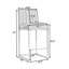 Ensemble de 4 tabourets de bar à hauteur de comptoir de 25 po Reid-173758891