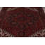 Tapis traditionnel rétro en laine rouge 8 x 11