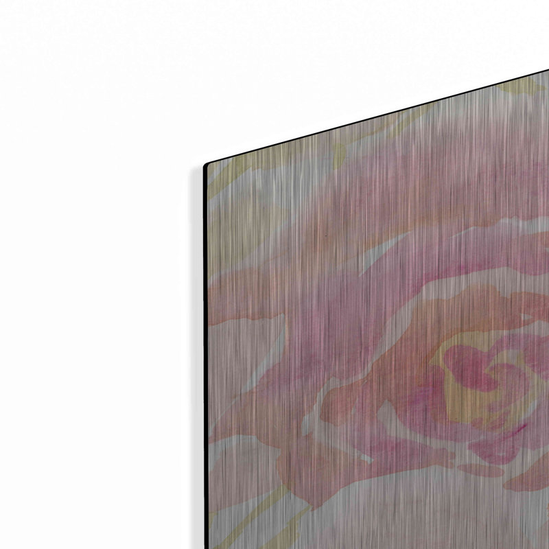 Luxe Floral Art «Floral Wash» par Cindy Jacobs, Meta «Floral Wash» par Cindy Jacobs, H 36 po x l 36 po