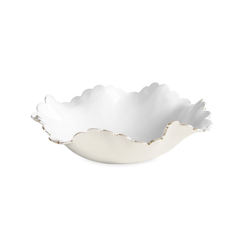 Encanto Colette Medium Bowl, Cream;White