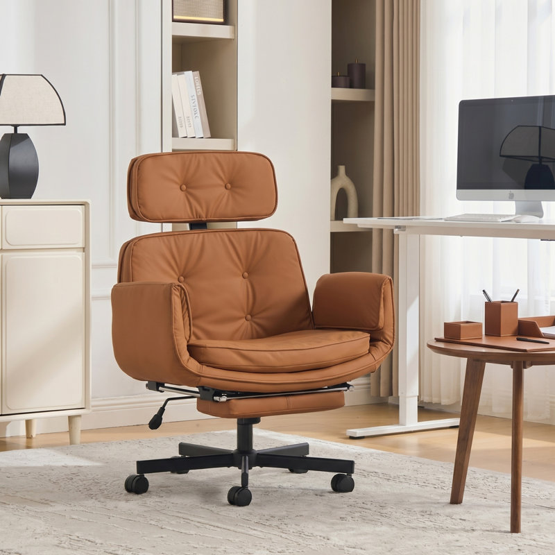 Chaise de bureau, Brun