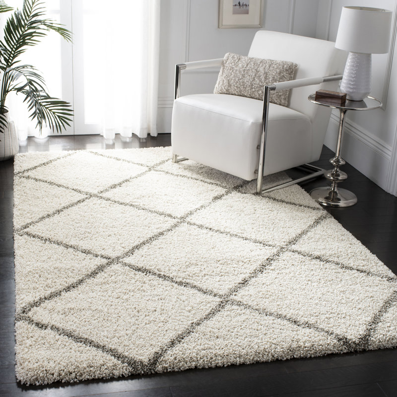 Hudson Geometric Area Rug, Rectangle 155 x 229 cm, Plush 5cm