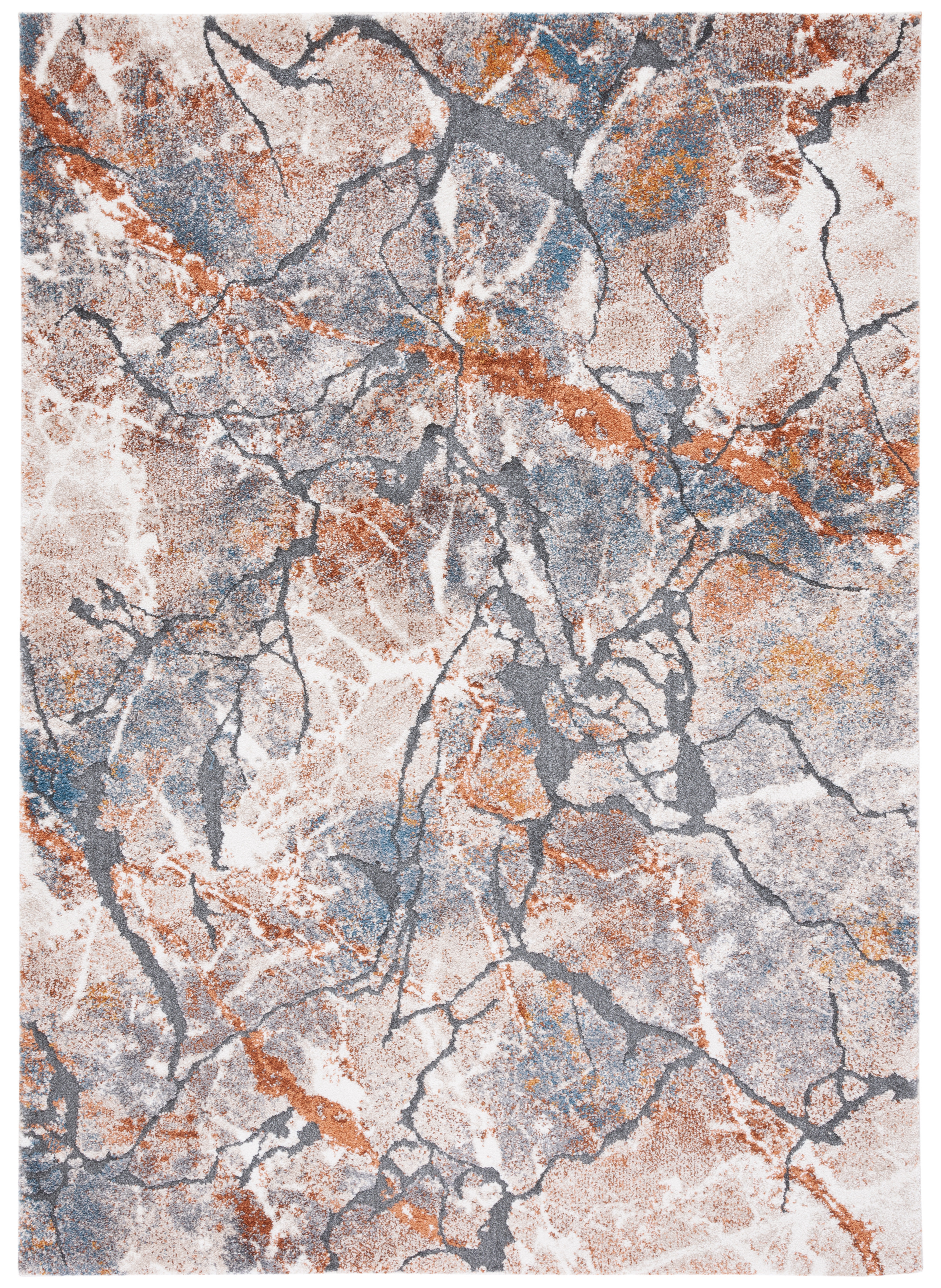 Orren Ellis Cyrus Shag Performance Abstract Rug | Wayfair