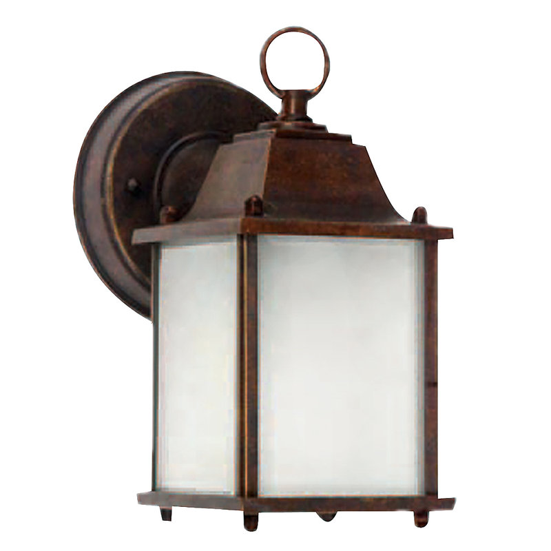 Eaton 1 - Outdoor Wall Lantern, Brown