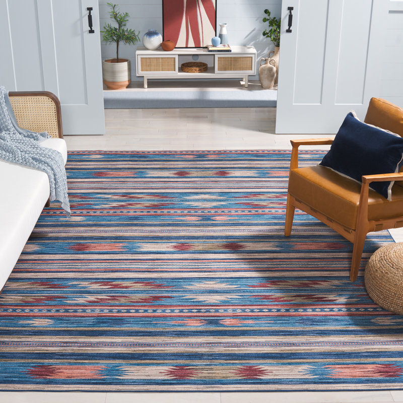 Kiarno Performance Machine Washable Southwestern Rug, Rectangle 8' x 10'