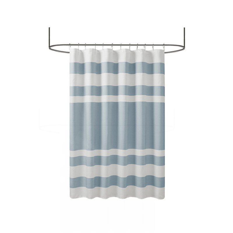 Shower Curtain With 3M Treatment Blue 72X72"