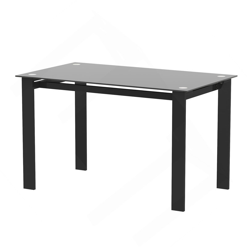Table de salle à manger moderne, H 29,61 po x L 47,3 po x l 27,6 po