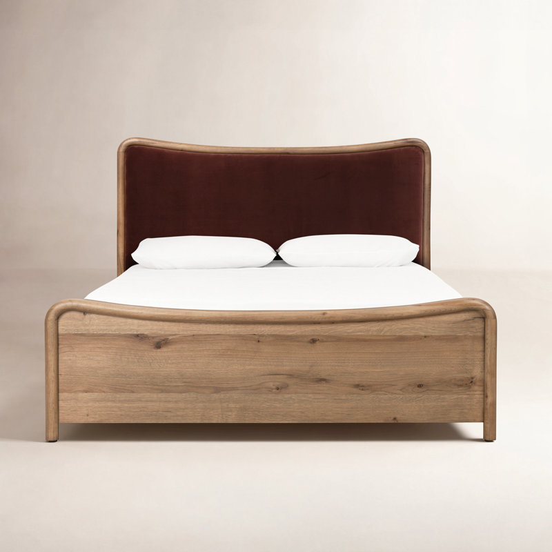 Porschia Louella Linen Bed, King, Surrey Auburn