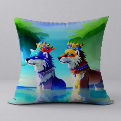 Reversible Throw Pillow