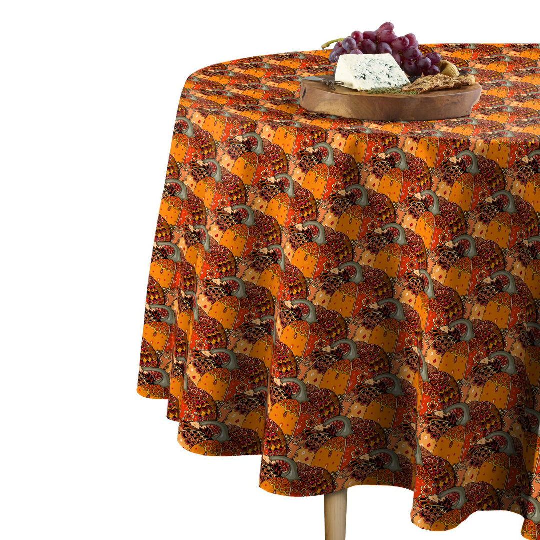 Krueger Geometric Round Tablecloth The Holiday Aisle® 