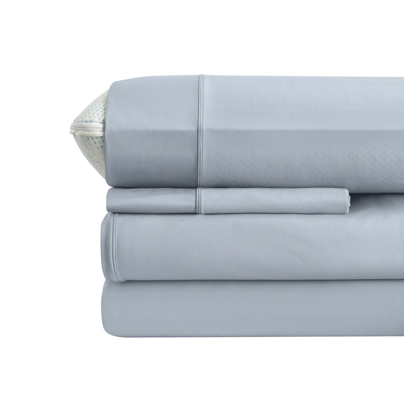 TEMPUR-ProPerformance Pillowcase Set, Sleepy Blue, Queen Pillowcase