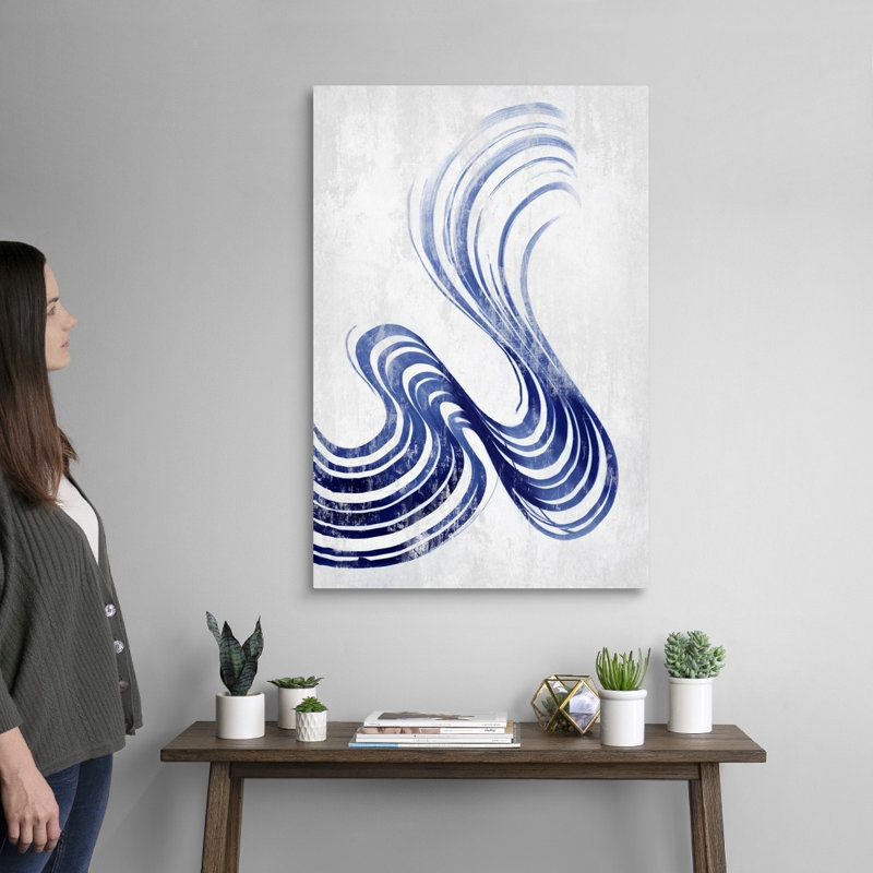 «Rhumba II» par PI Studio, reproduction d'art graphique sur toile, H 36 po x l 24 po x P 1,25 po, Toile tendue
