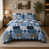 Denim Blue Patchwork
