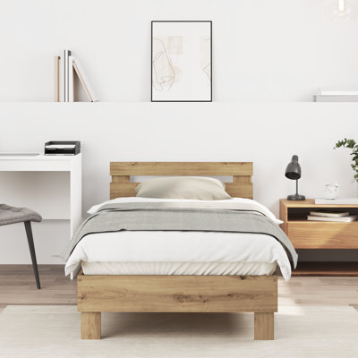 Single Bed Durable Rustic Minimalist